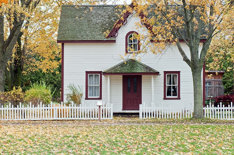 Deed-restricted homeownership (white home)
