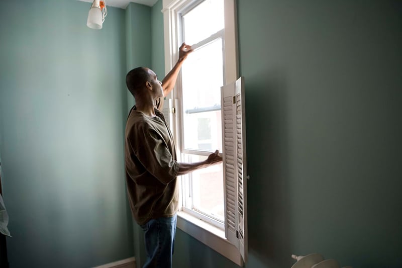 Energy-efficiency retrofits (installing window)