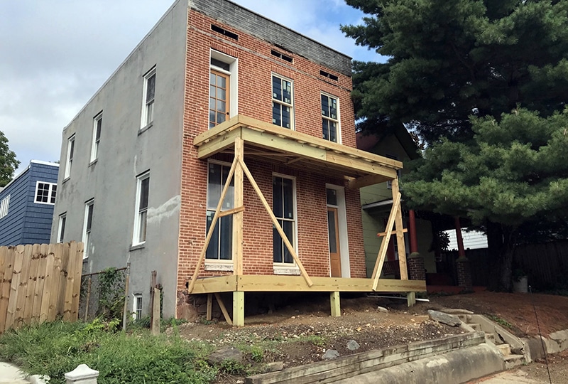 Homeowner rehabilitation assistance programs (house being refurbished)