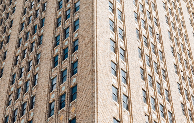 Housing and building codes (corner of large building)