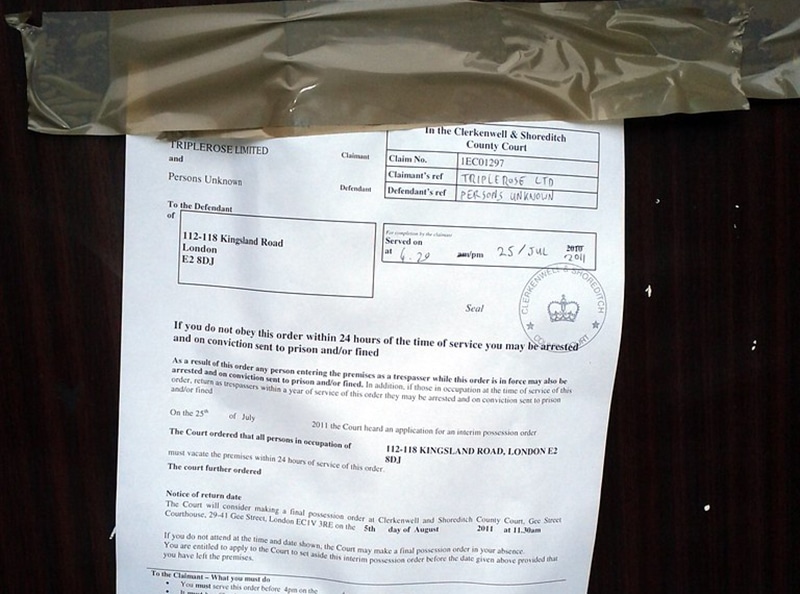 “Just cause” eviction policies (eviction notice)