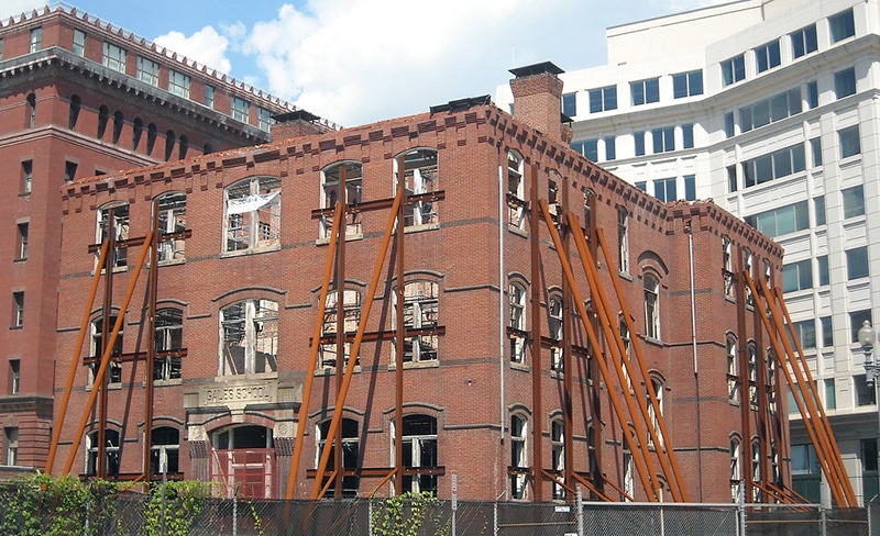 Targeted efforts to create and preserve dedicated affordable housing in resource-rich areas (rehabilitating a building)
