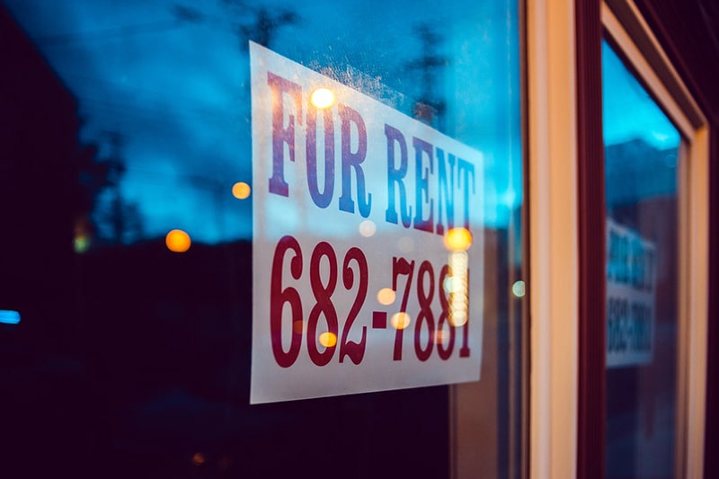 The Rental Assistance Demonstration (RAD) program (for rent sign)