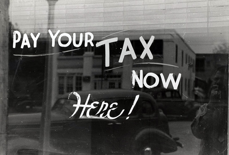 Taxation issues (pay your tax now building)