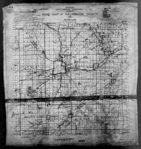 1940 Kalamazoo County Census Map