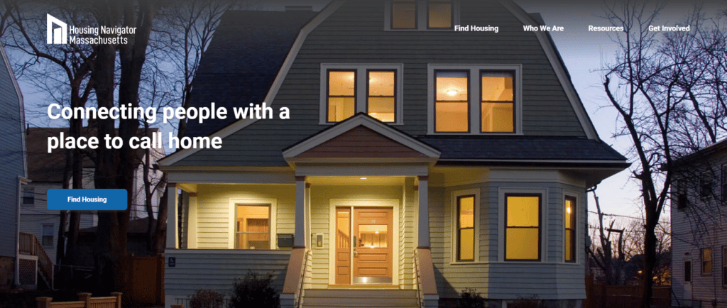 Massachusetts Housing Navigator Home Page