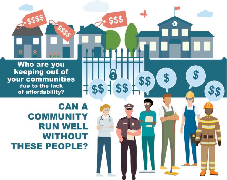 Who are you keeping out of your community due to affordability, and can your community run without these people?