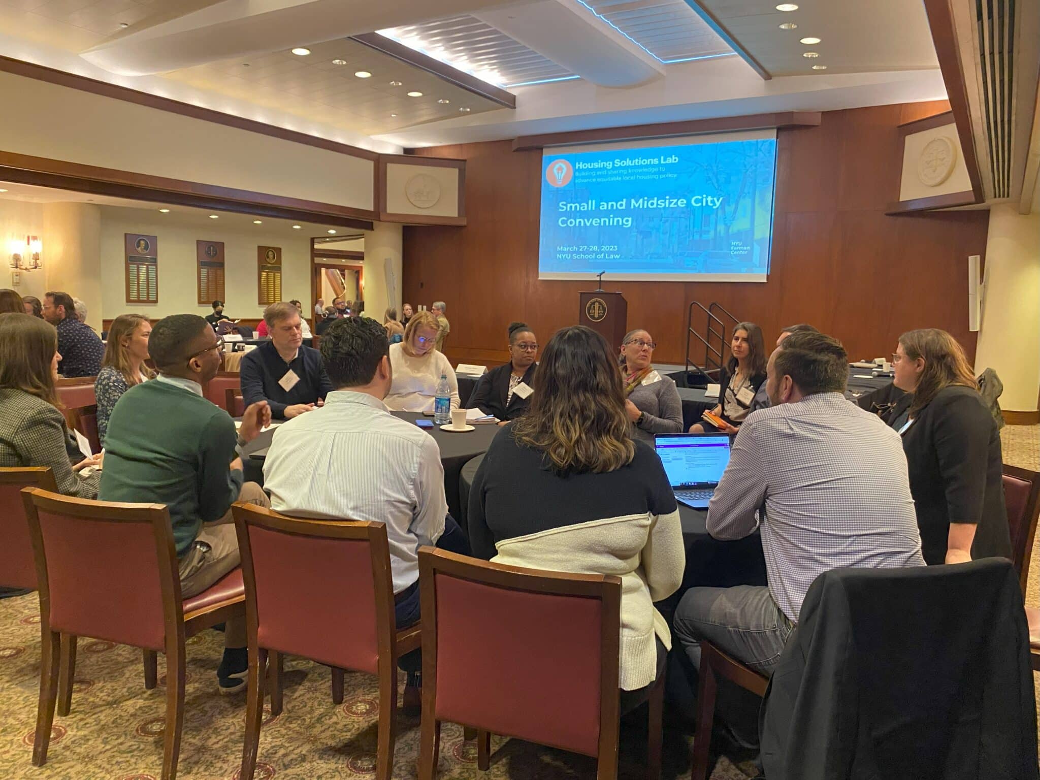 Image of participants at one of the Lab's convenings