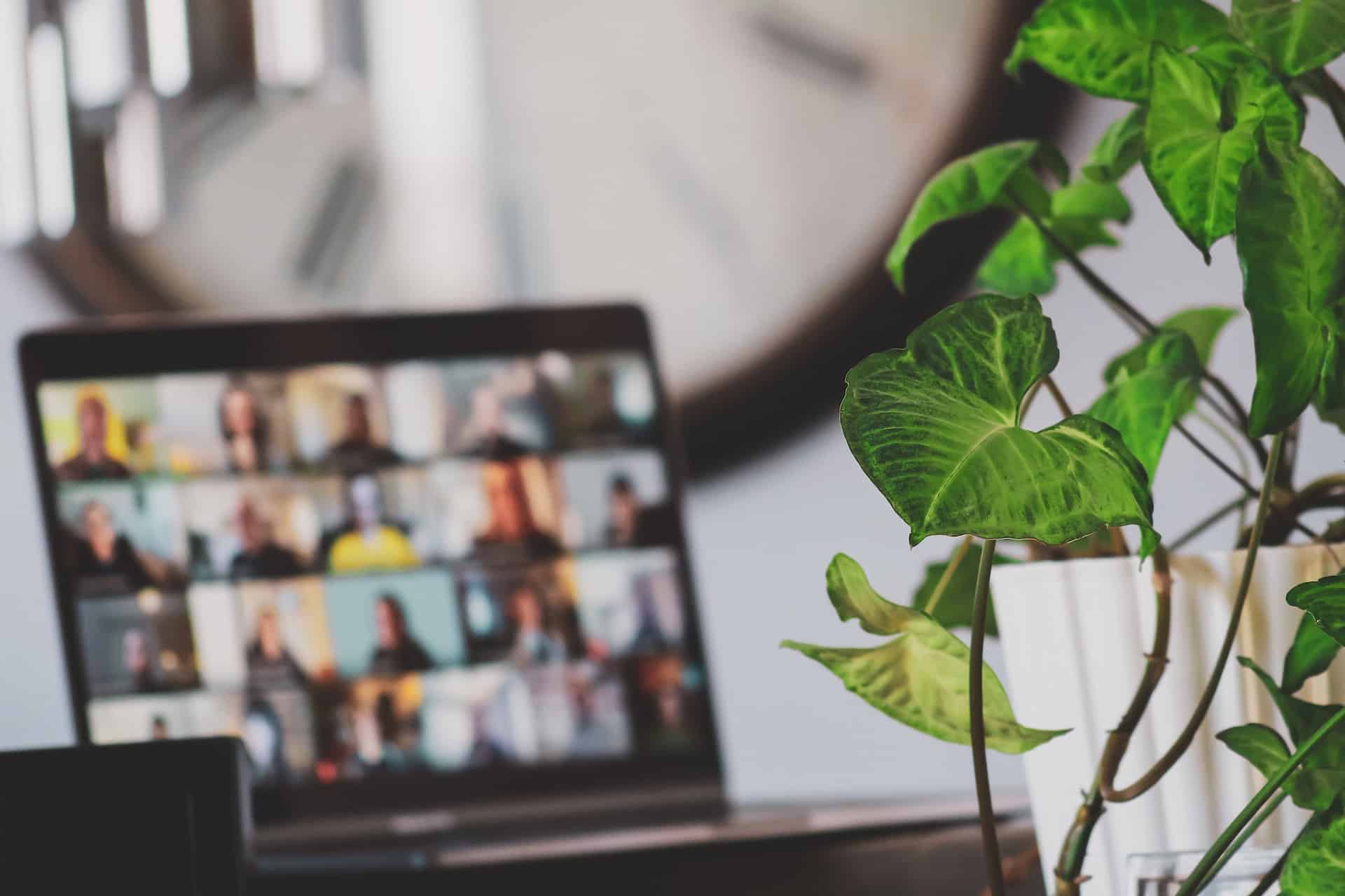 A picture of a computer with a webinar screen on is shown to illustrate our virtual workshop cities announcement for 2023