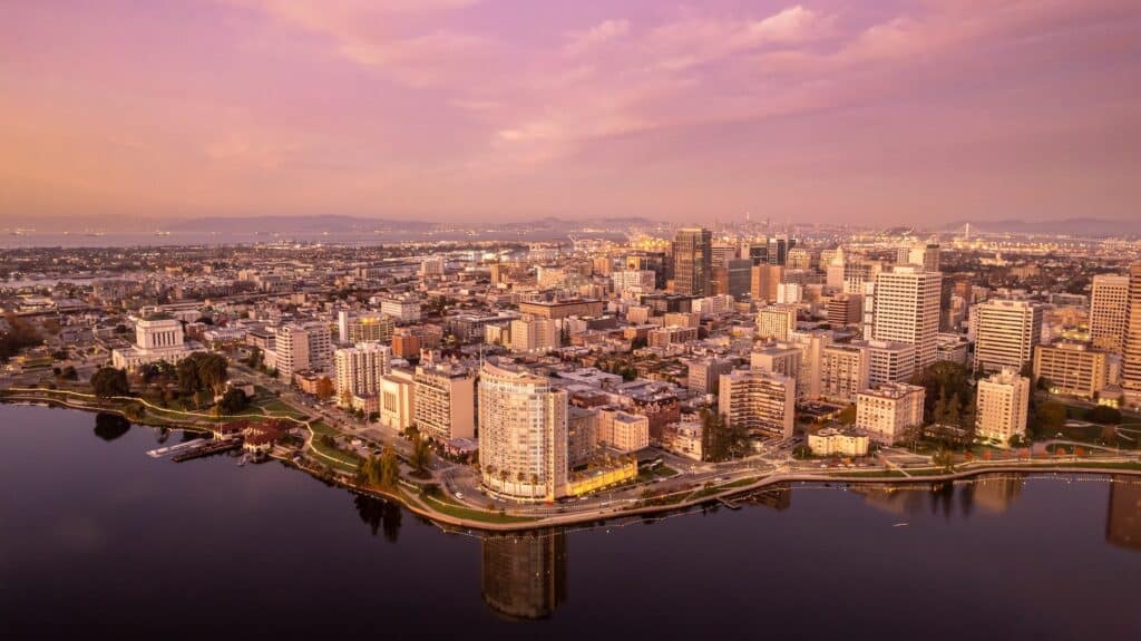 Photo of buildings in Oakland, California
