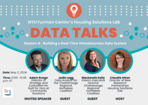 Image of Announcement of Data Talks 4: Building a Real-Time Homelessness Data System