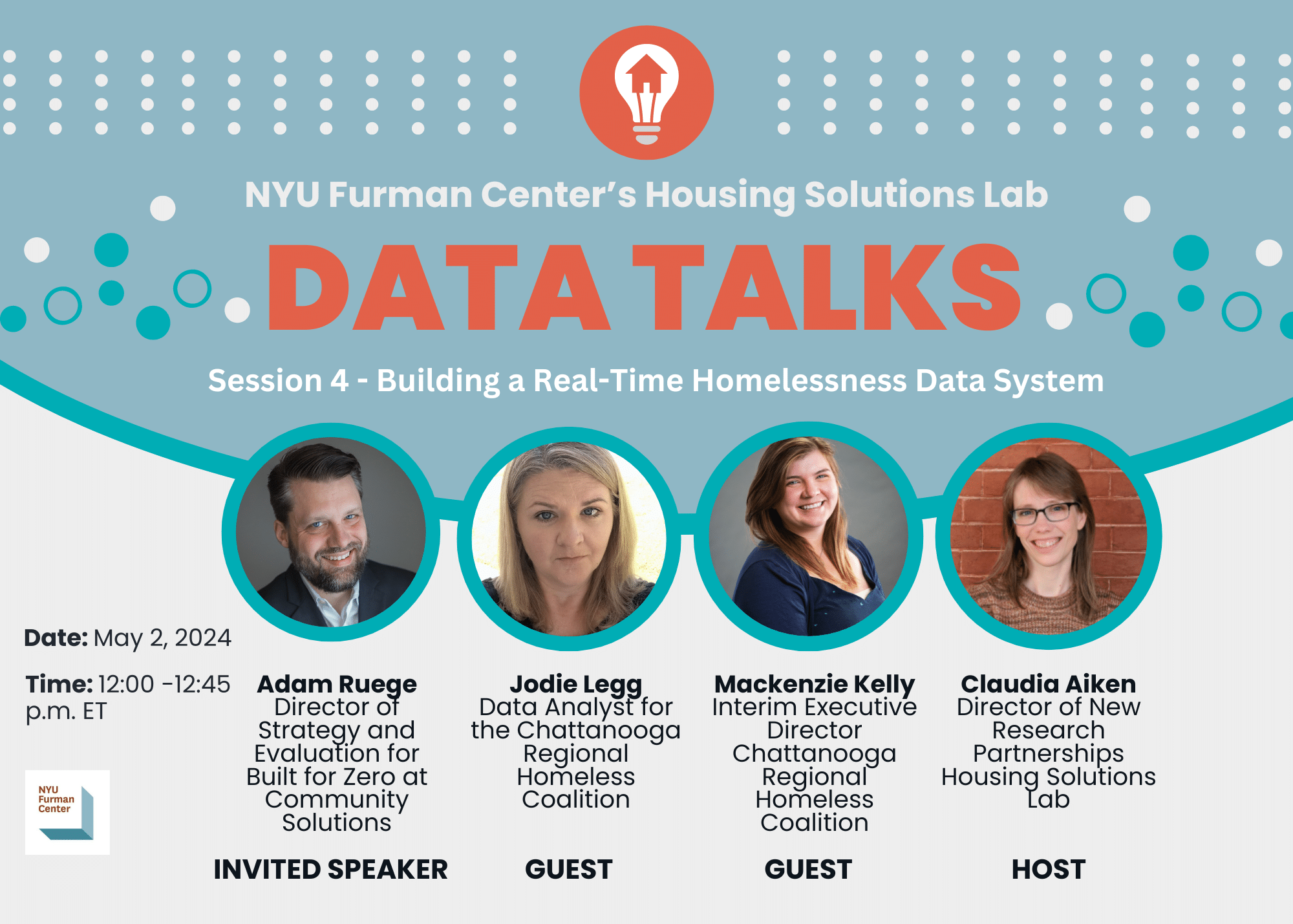 Image of Announcement of Data Talks 4: Building a Real-Time Homelessness Data System