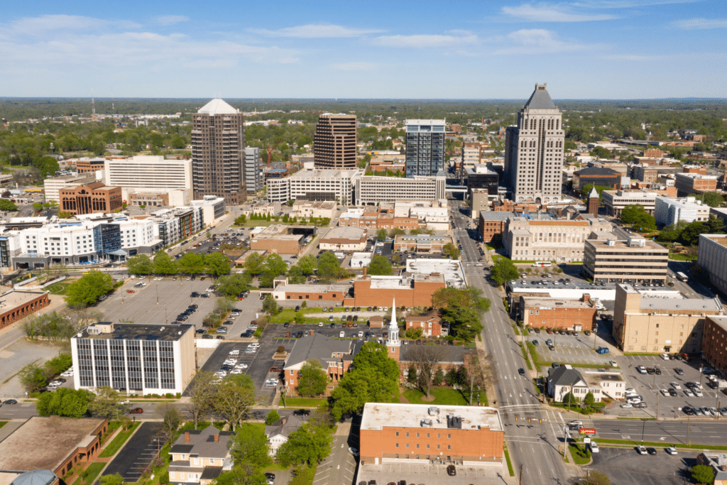 View of downtown Greensboro, North Carolina