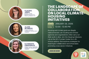 Register for a Webinar About Collaborative Climate-Housing Initiatives